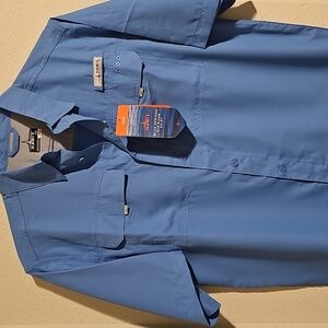 Light Blue Casual Button Down Shirt